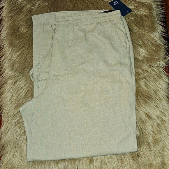 GAP - LINEN PULL-ON PANTS - Picture 4 of 9